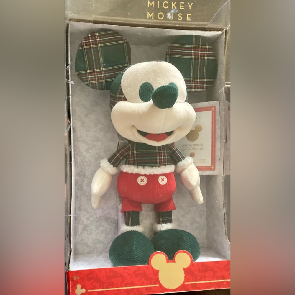 2020 Disney Year of the Mouse Holiday Mickey Mouse Collector's Doll New in Box